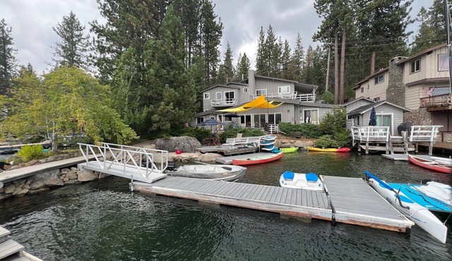 A gorgeous lakefront property and marina on the sunny side of Donner
