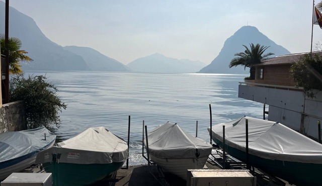A green oasis just a few steps from the romantic lakeshore of Lugano