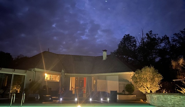 A haven of peace facing the mountains