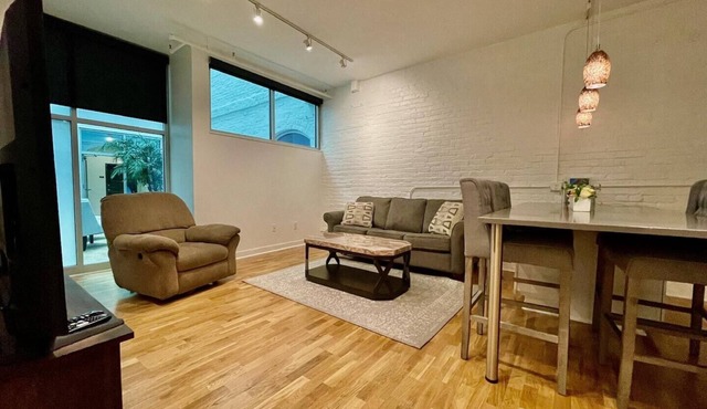 A historic 1,000 square foot Atrium loft in the heart of the Old Market
