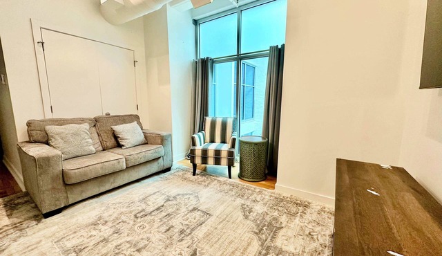 A historic 1,000 square foot Atrium loft in the heart of the Old Market