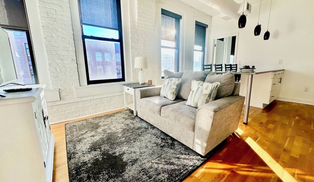 A historic 1,000 square foot loft in the heart of the Old Market with Howard Street view