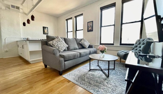A historic 1,200 square foot loft in the heart of the Old Market