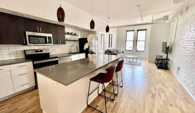 A historic 1,200 square foot loft in the heart of the Old Market