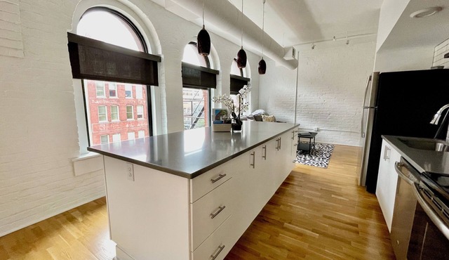 A historic 1,200 square foot loft in the heart of the Old Market with Howard Street view