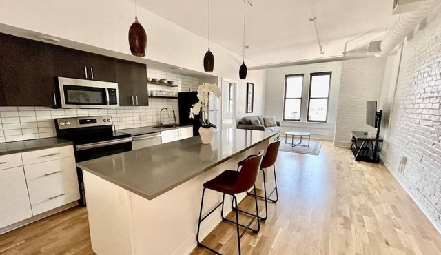 A historic 1,200 square foot loft in the heart of the Old Market