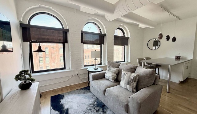 A historic 700 square foot loft in the heart of the Old Market