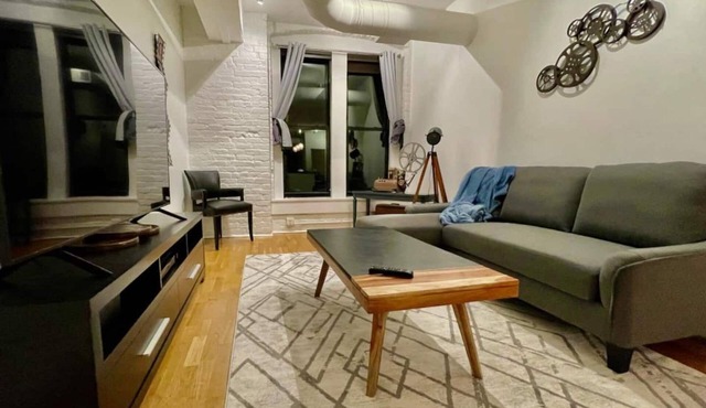 A historic movie themed, 1,200 square foot loft in the heart of the Old Market