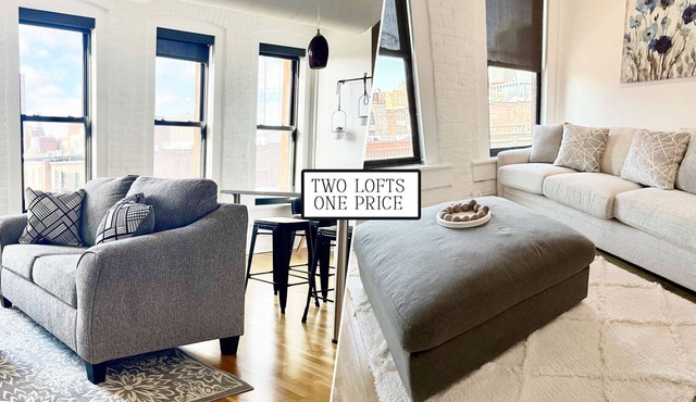 A historic pair of lofts in the heart of the Old Market