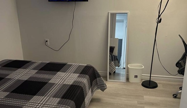 A homey fully furnished basement Apartment. Sleeps Eight. Close to all amenities