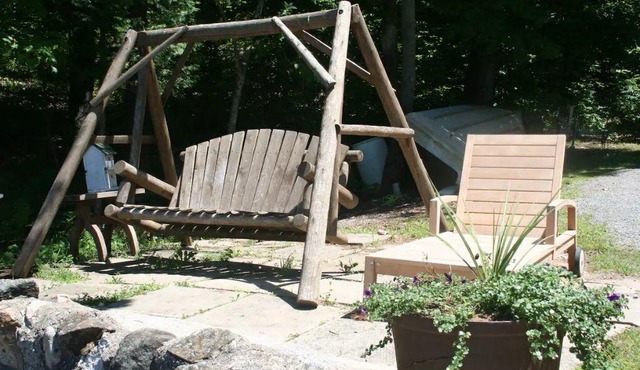 A hot tub, view and lake to die for: relax on our deck and watch the loons