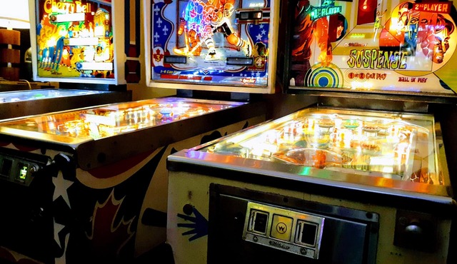 A house full of steel balls and games