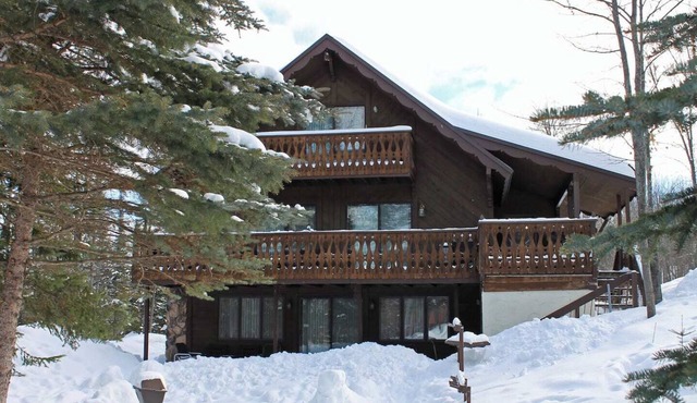 A Large Trailside Vacation Home with 2 Large Fireplaces