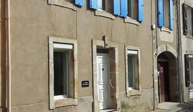 A large village house, a former bakery in a lively village on the Canal du Midi