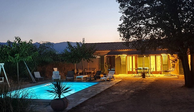 A little paradise! Independent villa-Private heated pool-7 km beach