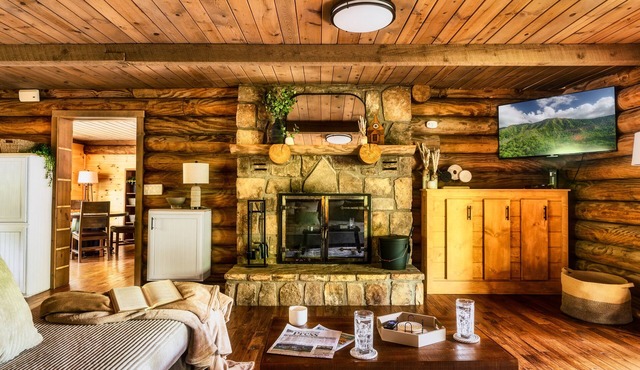 A+ Location! 3100SF! Log Cabin! View! ADAKingSuites! Game Room! Theater!Hot Tub!