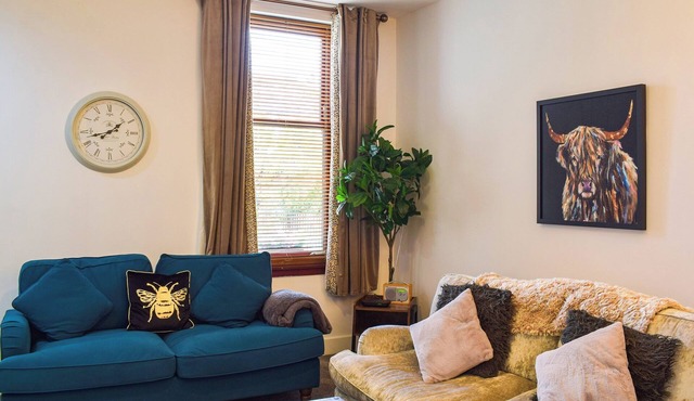 A lovely ground floor apartment with private entrance.