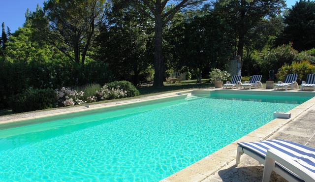 A lush garden near one of Provence's most beautiful villages