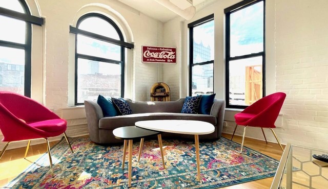 A luxurious, historic loft in the heart of the Old Market