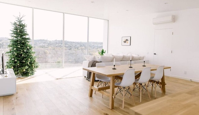 A modern light-filled haven in a tranquil setting