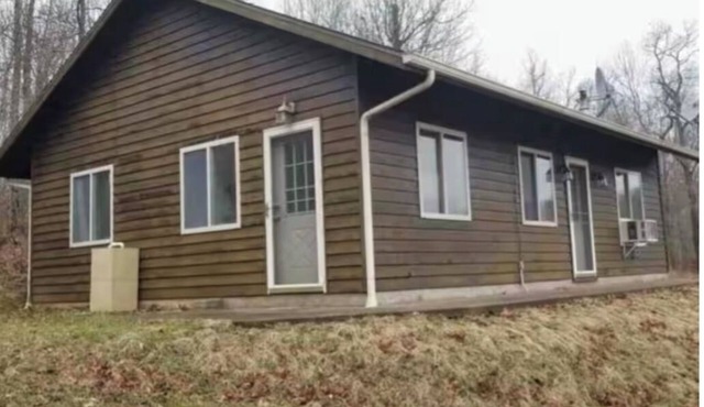 A modest 2 bedroom one bath cabin with two sleeper cabins. It’s private.