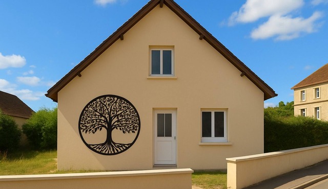 A Montmarault, L'Arbre de Vie vous propose 2 couchages et 2 salles d'eau