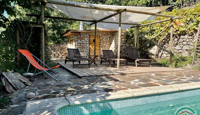 A panorama above the clouds by day in the stars by night.