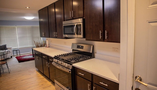 A peaceful 3 bedroom house with a spacious kitchen