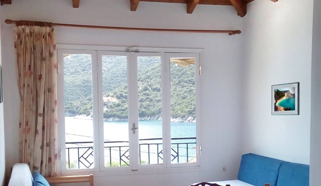 A penthouse suite in Eptanisa Hotel