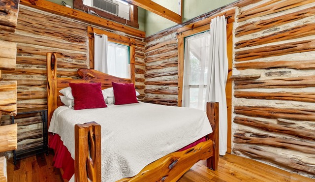 A perfect retreat from today's hectic pace and stressful lifestyle. Located just three miles from scenic Canyon Lake, The Cedar Cabin Retreat is a beautiful one bedroom Hill Country log cabin.