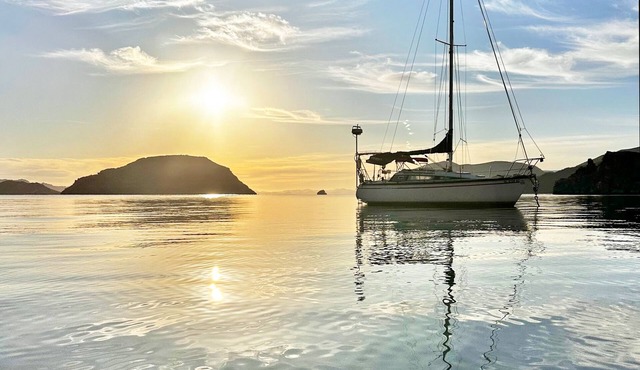 A piece of Paradise in Baja on a sailboat