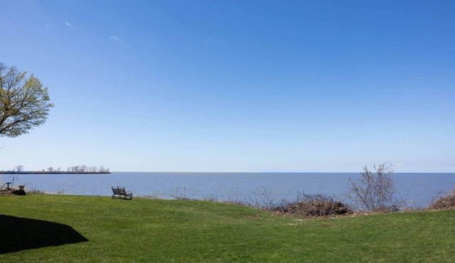 A place to get away with a nice view by the lake.