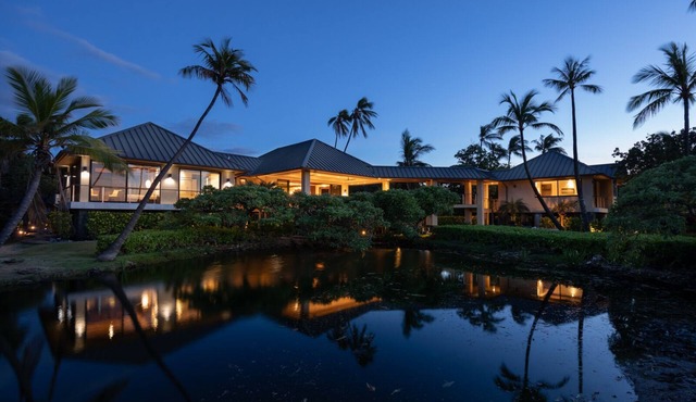 A Private Luxury 350+ Oceanfront Estate in an Oasis in The heart of Puako