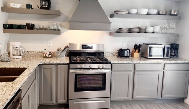 A Private, Stunning Home Walking Distance to Food, Drinks, & Parks