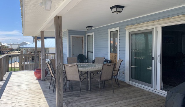 A quaint beach house located in Dauphin Island's Silver Cay.