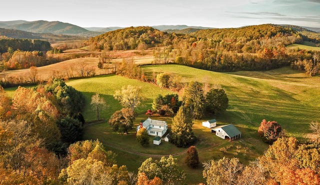A quiet, lovely old farm on a beautiful piece of land near Shenandoah Park