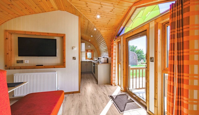 A quirky yet cosy cabin perfect for a family break.