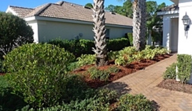 A rare manicured golf and tennis friendly POOL home, safe gated community.