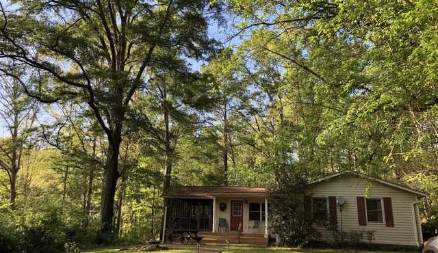 A remote country cabin surrounded by Forests, Creeks, and near Cheaha & Pinhoti!