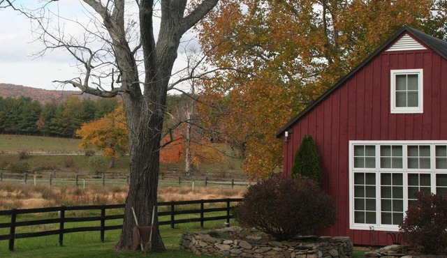 A Restored Wagon Barn On A 1790's Farm.