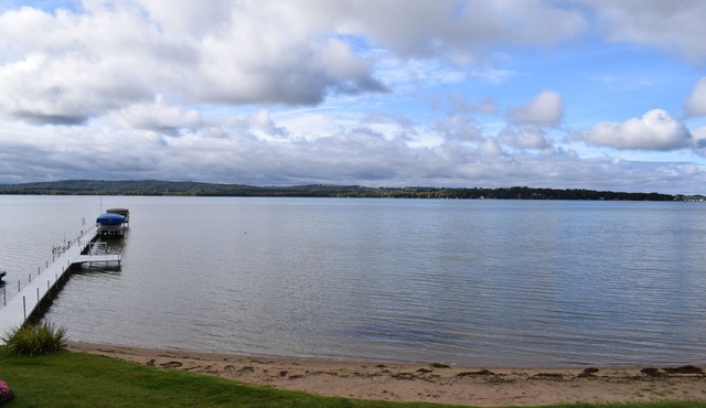A sandy beach vacation on beautiful Crooked Lake