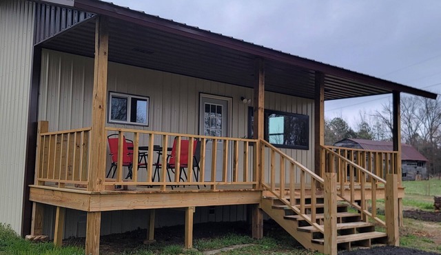 A secluded cabin on the Bufalo National River with beautiful views and wildlife.