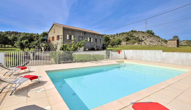 A semi-detached house attached to a farmhouse and opening onto a beautiful 1st floor terrace, with l