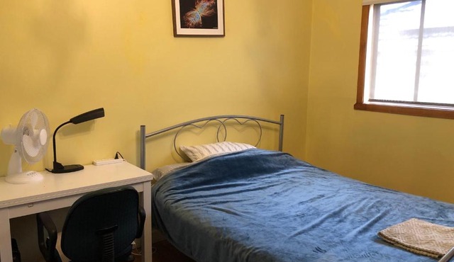 A single room near the railway station