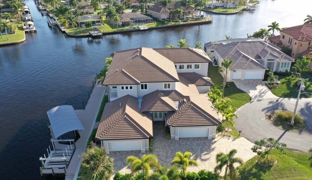A spacious 6-bedroom retreat in sunny Cape Coral.