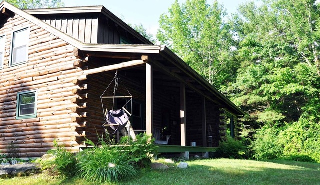 A spacious Log Home on 11+ Acres of Private Forest 5 minutes from Ski Butternut