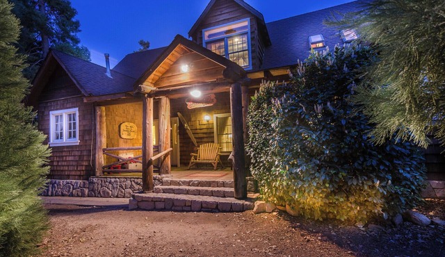A spacious mountain lodge rich in history that’s perfect for all ages to experience a unique mountain vacation in a beautiful forest setting