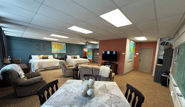 A+ Stay in Room 103 – Schoolhouse Charm Meets Modern Comfort
