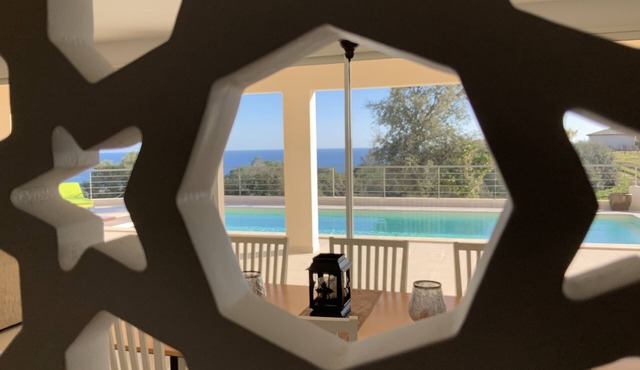 A stunning, spacious, modern villa with breathtaking views