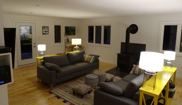 A stylish modern farmhouse 25kms from downtown Halifax.
